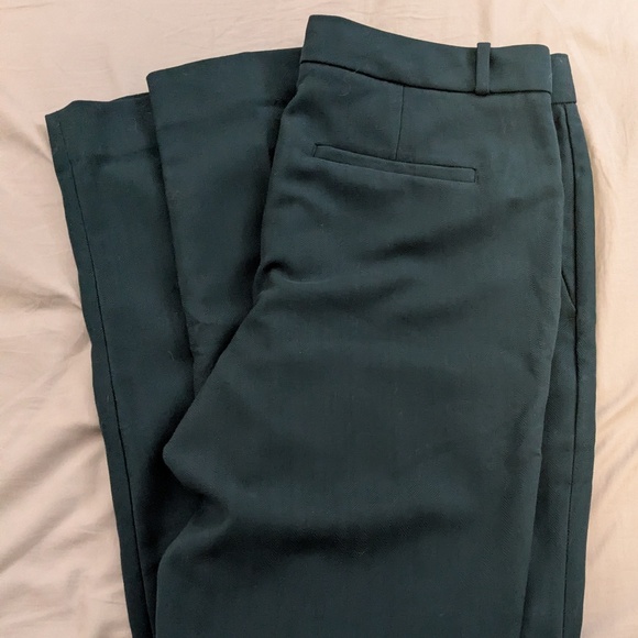Banana Republic Ryan Fit Pants Size 8 Dark Teal - Picture 3 of 7